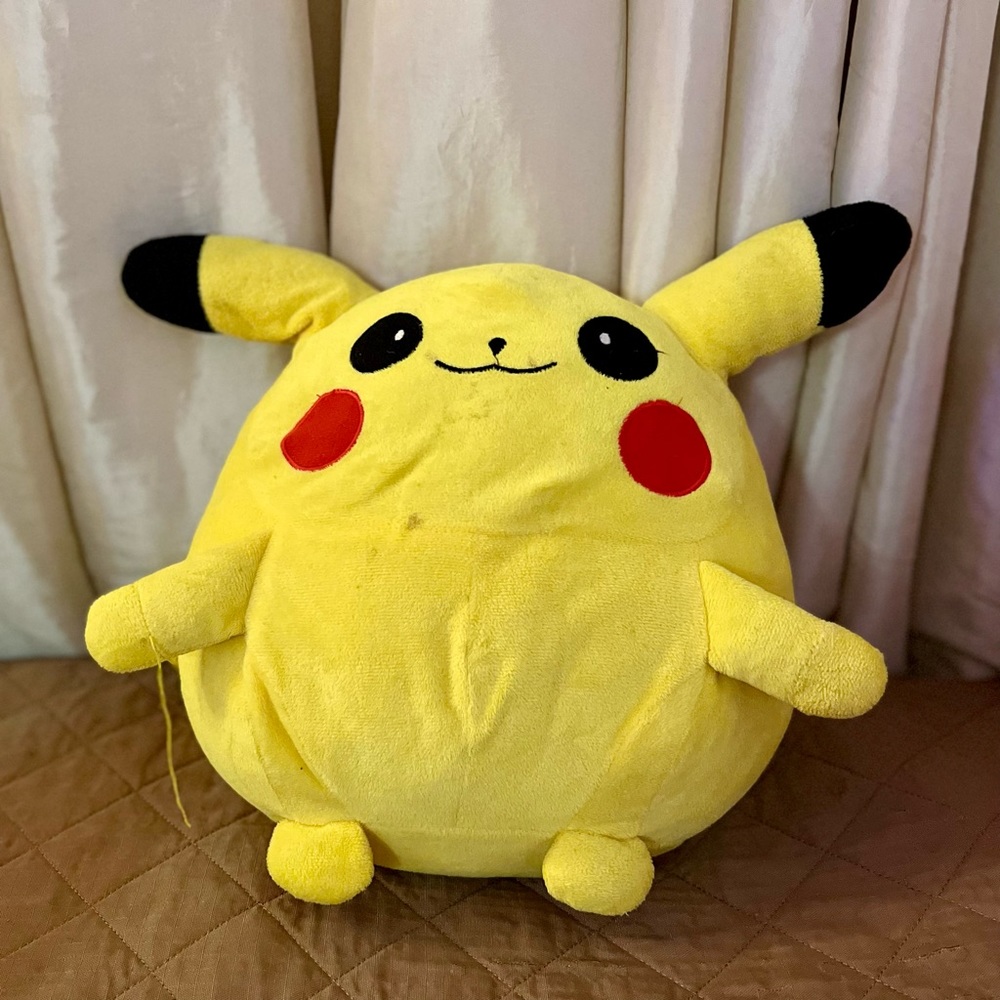 Large Pikachu Plush Ball 12”
